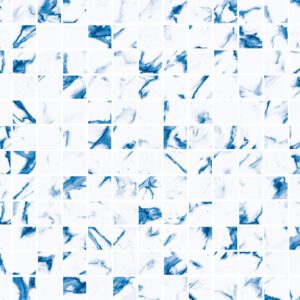Pool Glass Mosaic Lima Blue Matte