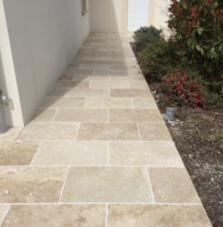 Shop Linen Travertine Cobblestones | Ultimate Stones