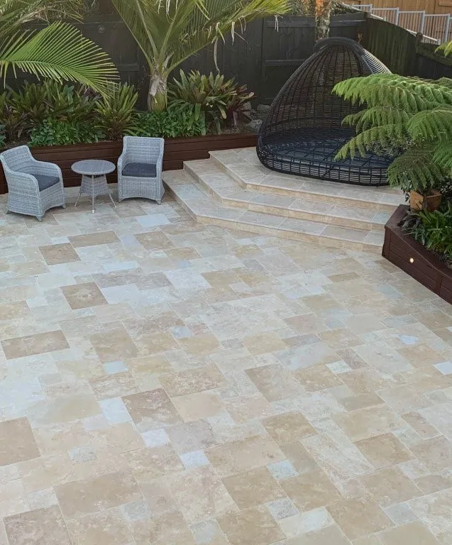 travertine pavers gold coast