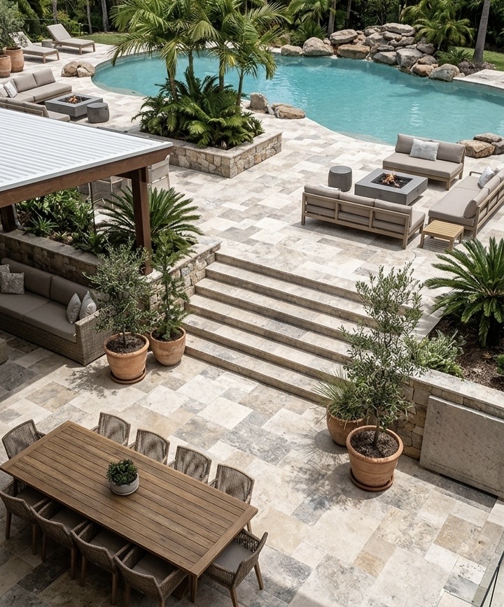 Antique Silver Travertine - Image 2