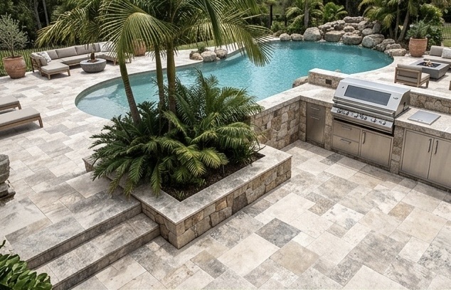 Antique Silver Travertine - Image 3