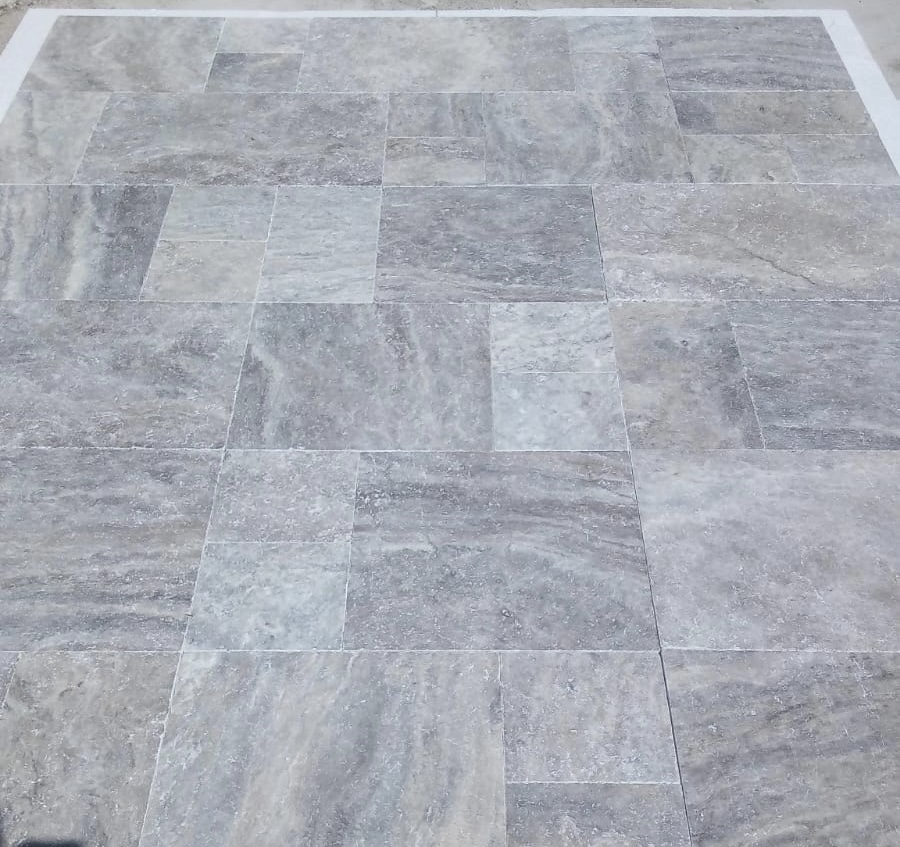 Premium Silver Travertine