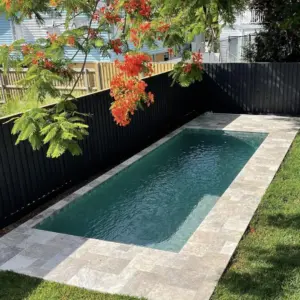 Premium Silver Travertine Pavers